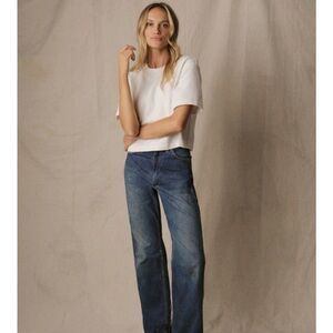 Buck Mason Field Spec Boyfriend Crop Tee